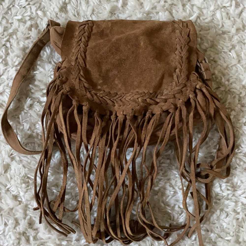 boho fringe crossbody bag
